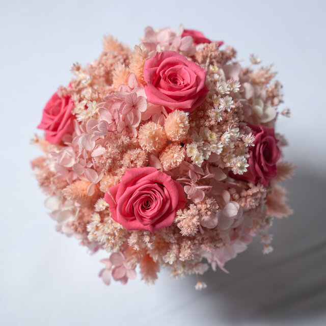 真赤なバラのハート♡プリザーブドフラワーアレンジメント ♪真赤なバラのハートアレンジ♪ プリザーブドフラワー アトリエ