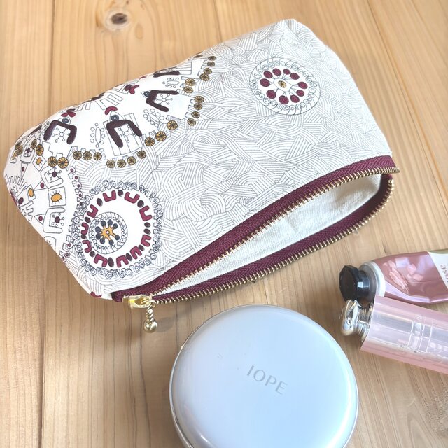 リバティ　角丸ポーチ　Mサイズ＜Edleigh＞(エドリー)A