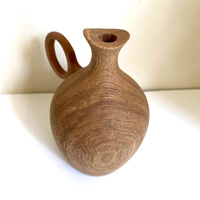 ドライフラワー用一輪挿し 高さ9.5cm タモ×チェリー | iichi 日々の