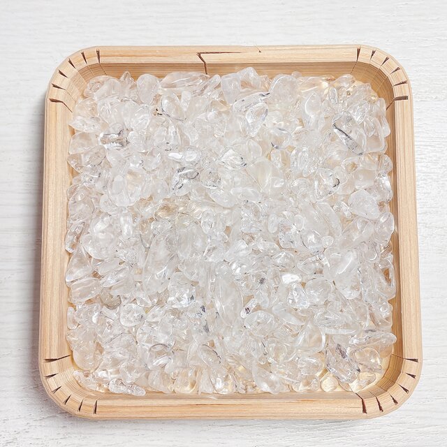 ✨【再販180点以上】浄化セット 天然木器と天然石水晶さざれ石（小粒