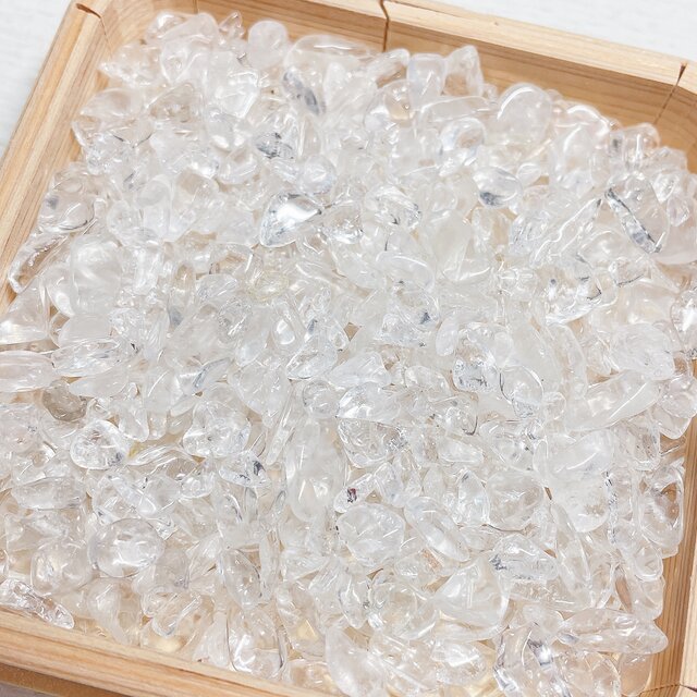 ✨【再販180点以上】浄化セット 天然木器と天然石水晶さざれ石（小粒