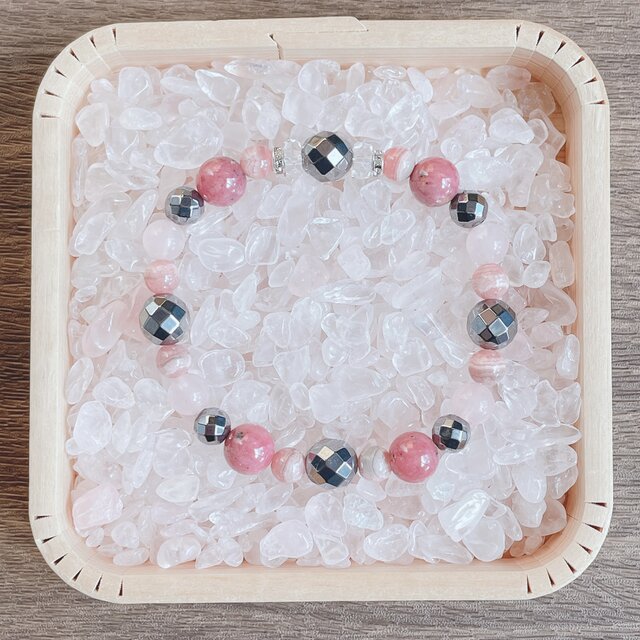 ✨【再販30点以上】恋愛 天然石 ローズクォーツさざれ石 (小粒)100g