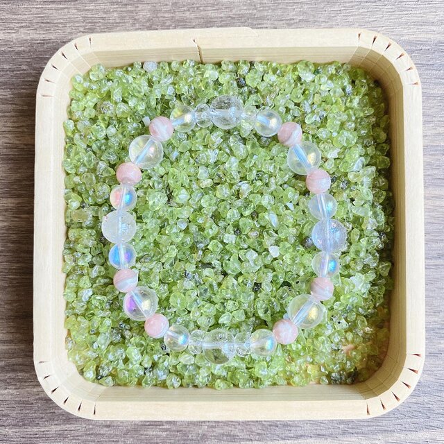 ✨ポジティブパワー B級浄化セット 天然木器と天然石ペリドット