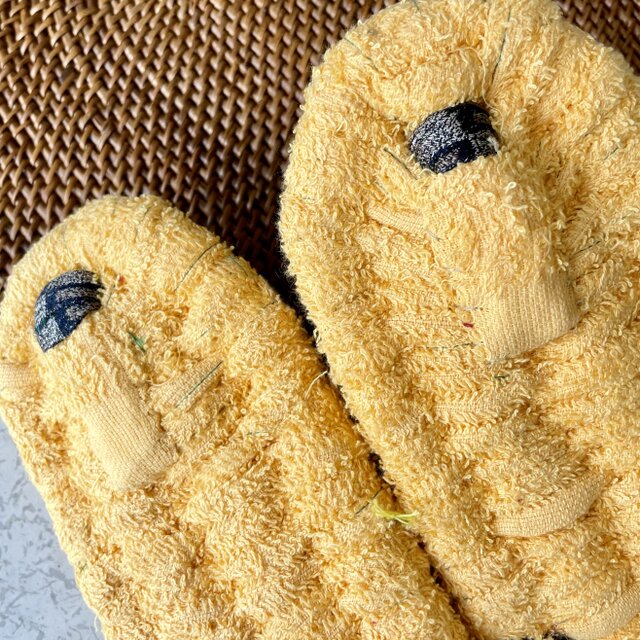 タオルの布ぞうり〈黄〉 | iichi 日々の暮らしを心地よくする