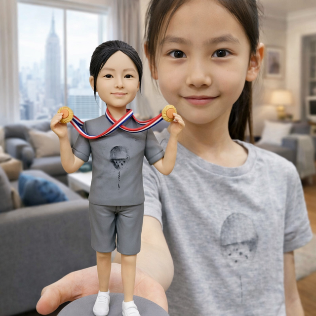 写真から作るオーダーメイドフィギュア｜子供・キッズの成長記念にの