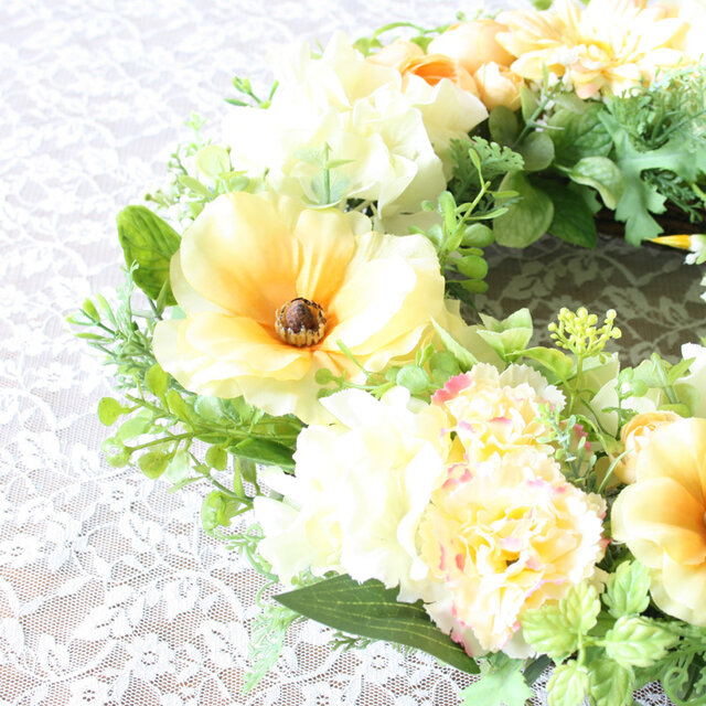 みりあん　フラワーリース　イエロー みりあん フラワーリース イエロー みりあん フラワーリース イエロー