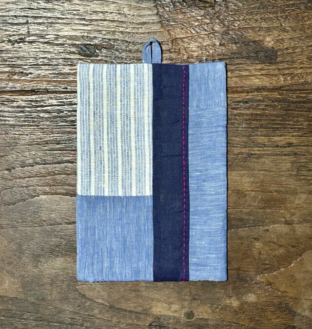 〈麻の鍋つかみ〉10