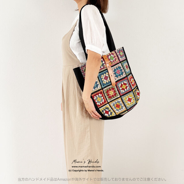 ハンドメイドバッグ　リンググラニー　トート　ヨーロッパ輸入ゴブランかわいい犬