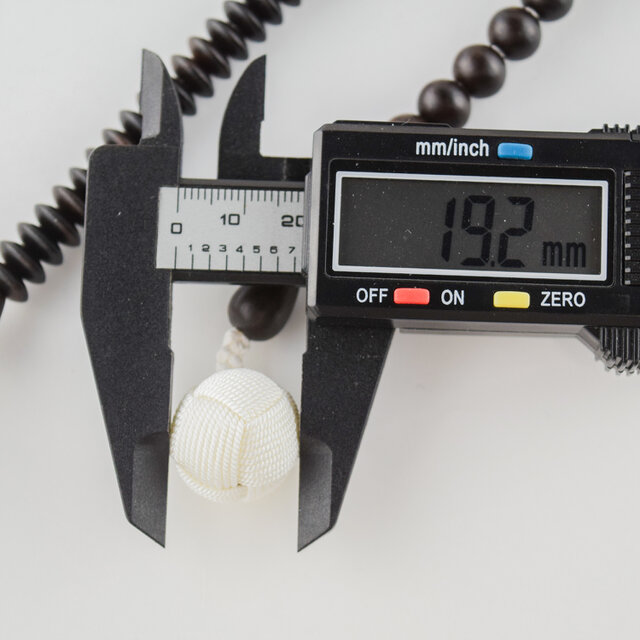 天台宗 大平 縞黒檀 正式数珠 男性用 京都 JUA79 | iichi 日々の暮らし