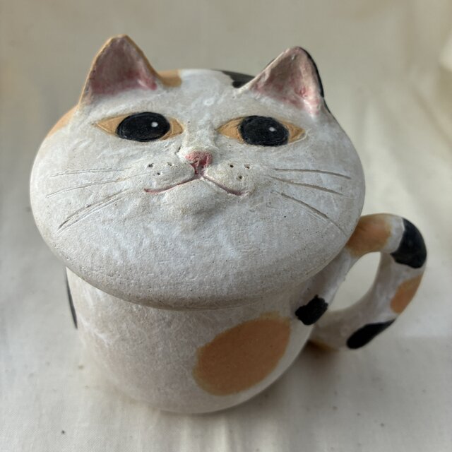猫カップNO4 | iichi 日々の暮らしを心地よくするハンドメイドや