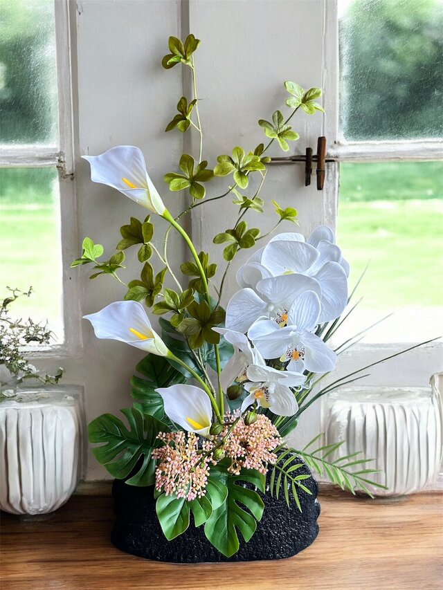 光触媒　人工観葉植物　ウォールグリーン　フェイクグリーン　スリムバウヒニア1.5 光触媒 人工観葉植物 ウォールグリーン フェイクグリーン スリム