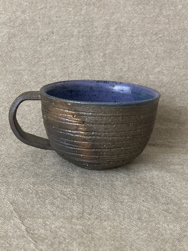 炭化焼成コーヒーカップ