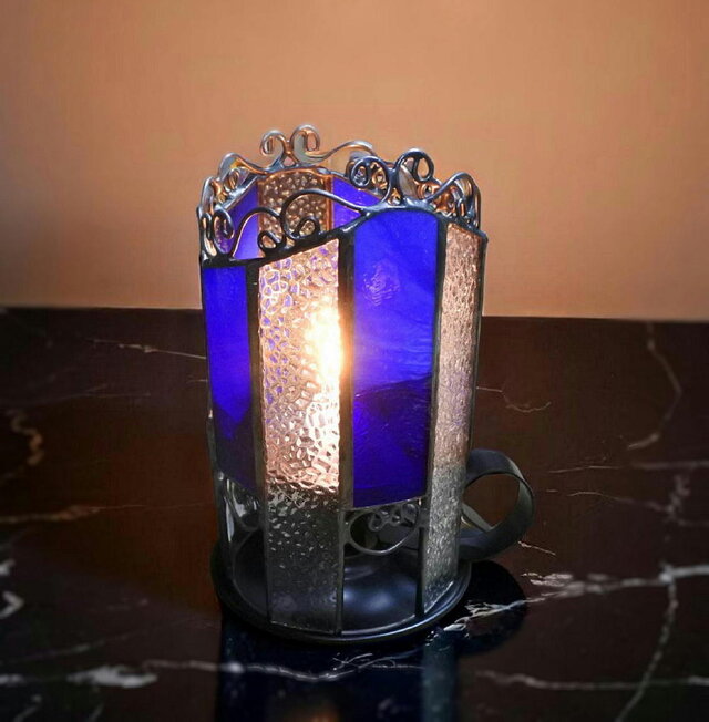 今回の1点物！早い者勝ち！ ステンドグラス キャンドル ホルダー