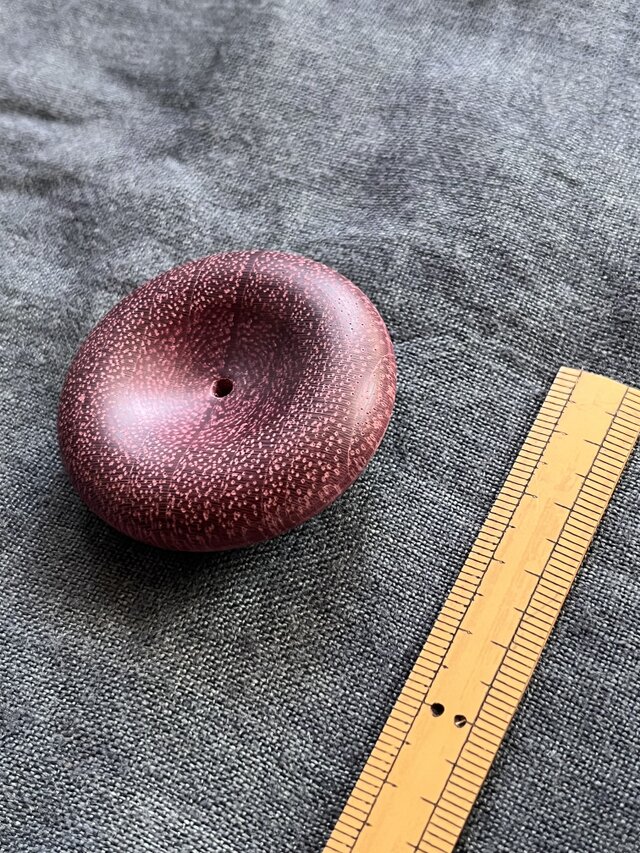 Diz・ペブル 穴径3mm パープルハート