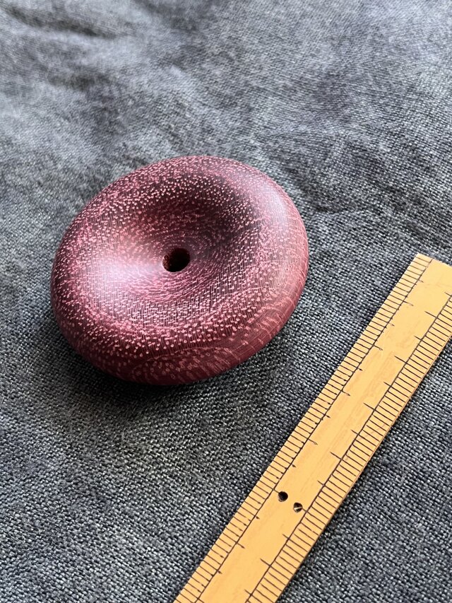 Diz・ペブル 穴径5mm パープルハート