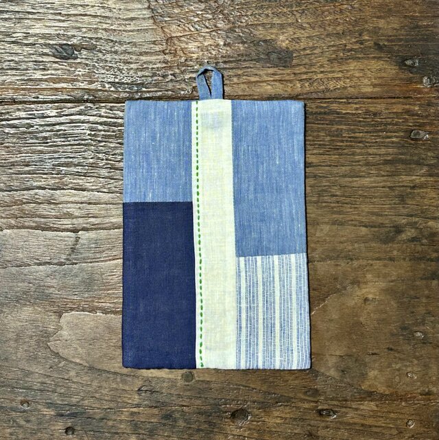 〈麻の鍋つかみ〉11