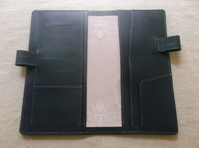 ほぼ日手帳weeks対応 レザー手帳カバー 刻印＆拭き染め | iichi 日々の