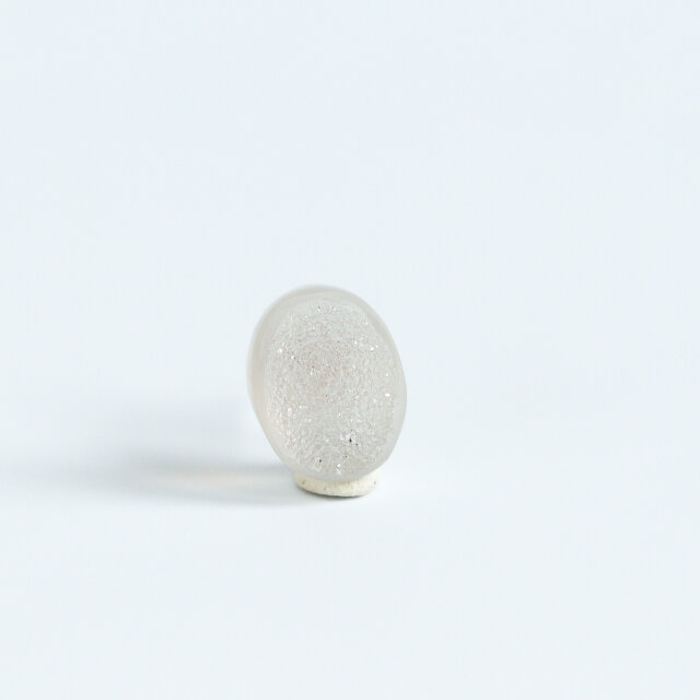 天然石☆超大粒アゲートドゥルージーのピアス14kgf 14kgf ドゥルージーアゲート ジオード スライス ピアス ブラック