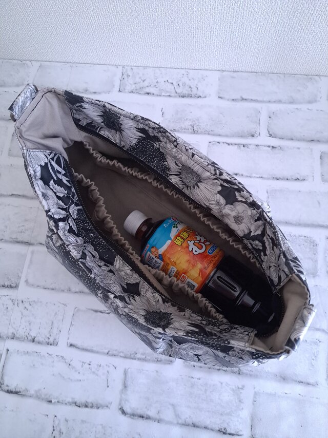 受注製作♪ リバティ ラミネート スイムダンクレア 黒横長ワンハンドル