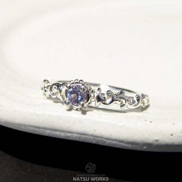 スピネル リング / Gem and Botanical Spinel Ring
