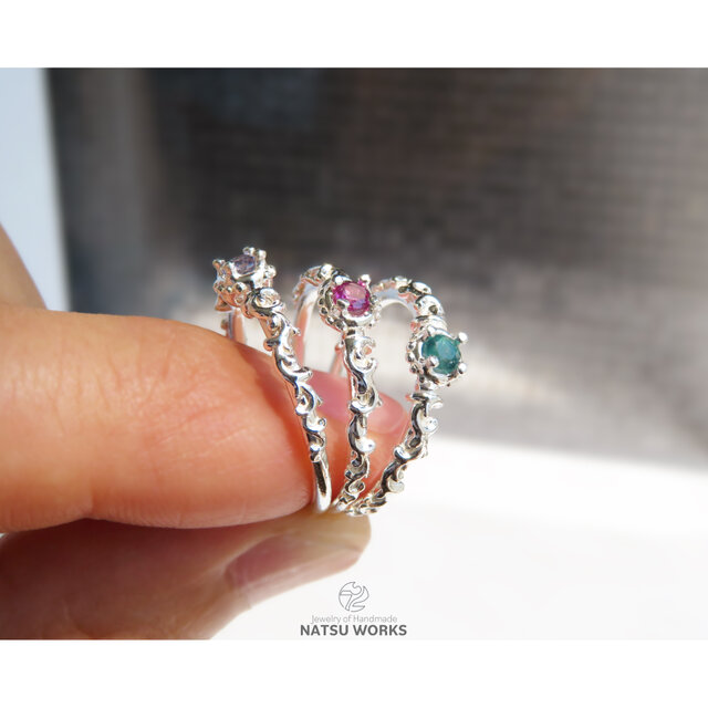 グランディディエライト リング / Gem and Botanical Grandidierite