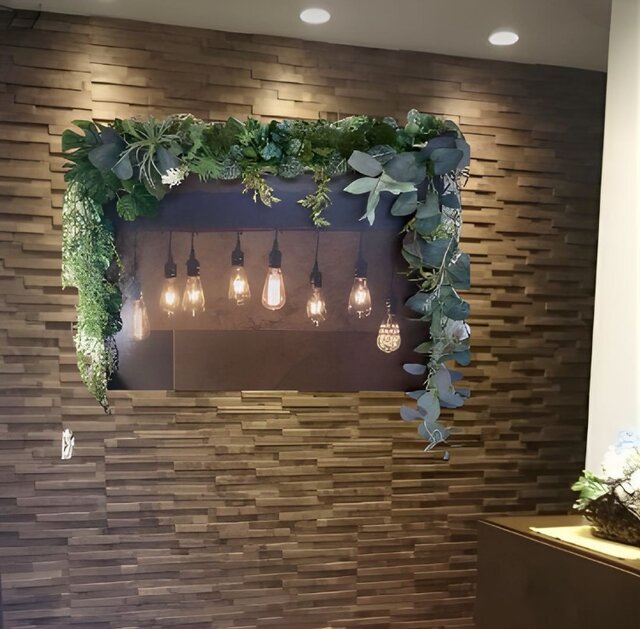 光触媒、人工観葉植物、ウォールグリーン　フェイクグリーン　壁掛け　絵画セット60 光触媒、人工観葉植物、ウォールグリーン フェイクグリーン