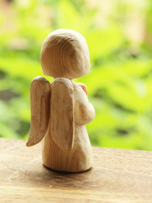 木彫り 天使 ④ | iichi 日々の暮らしを心地よくするハンドメイドや