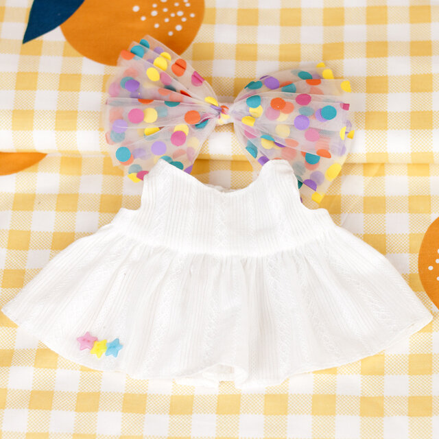 13インチ リーナベル服 40cm Sサイズ共通用服 夏のビーチドレス ヘッド