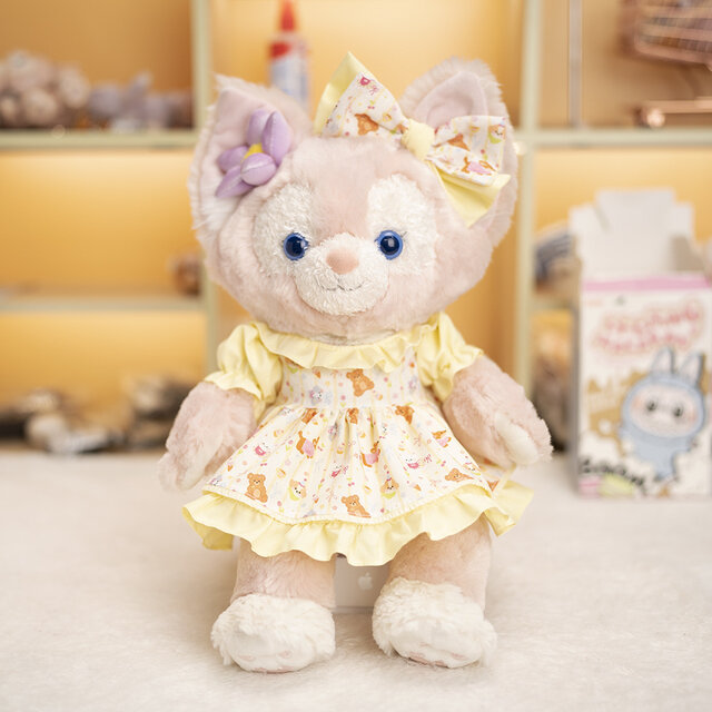 13インチ リーナベル服 40cm Sサイズ共通用服 イエローの二重