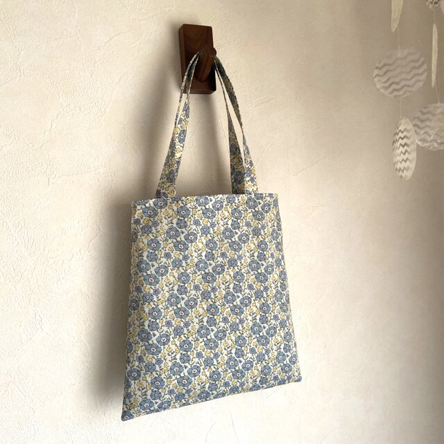 ハンドメイド*額*手提げバッグ リバティ小さな手提げバッグ＊セランダイン | iichi 日々の暮らしを