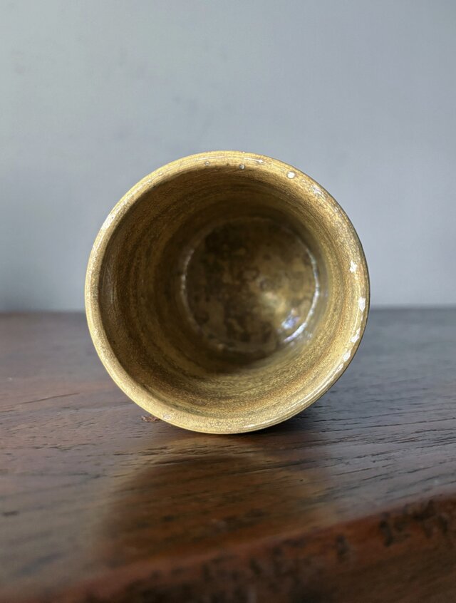 南仏 黄釉 ポット ファーマシーポット h11.2cm フランス アンティーク