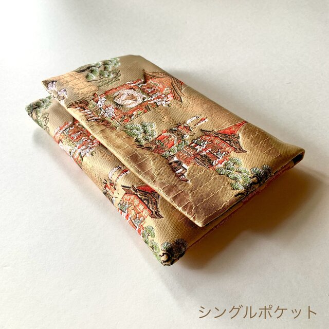 京都三大祭をモチーフにした御袋帯　美術織物　桐箱・解説書付き 京都三大祭をモチーフにした御袋帯 美術織物 桐箱・解説書付き