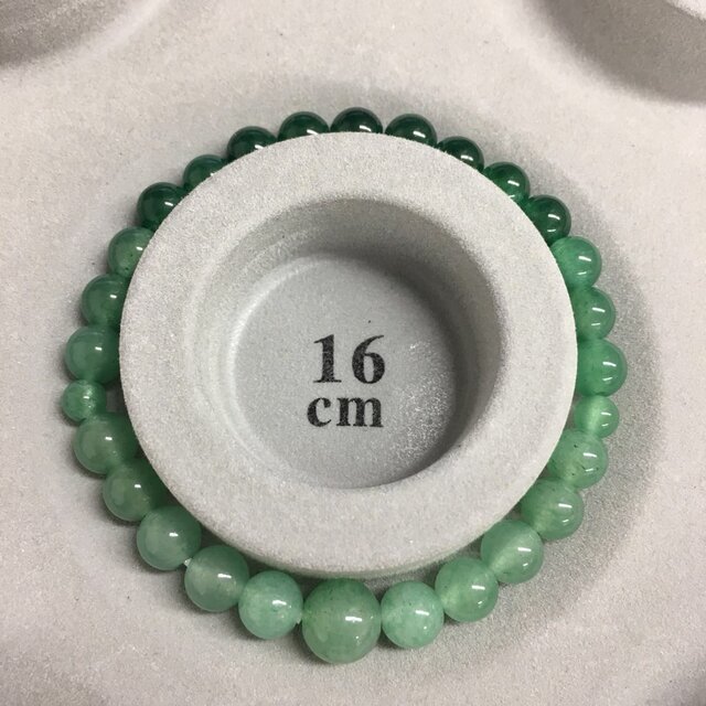 インド翡翠 グラデーション 腕輪 ブレスレット 数珠 天然石