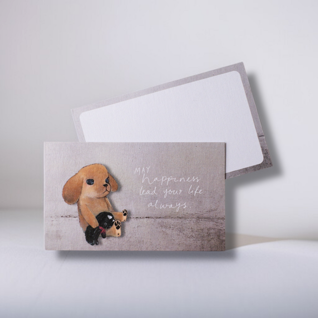 メッセージカード封筒セット(お目覚めワンコ)