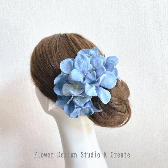 1700円 ビオラ あじさい 髪飾り 1700円 ビオラ あじさい 髪飾り 受注生産】アジサイ ヘアアクセサリー