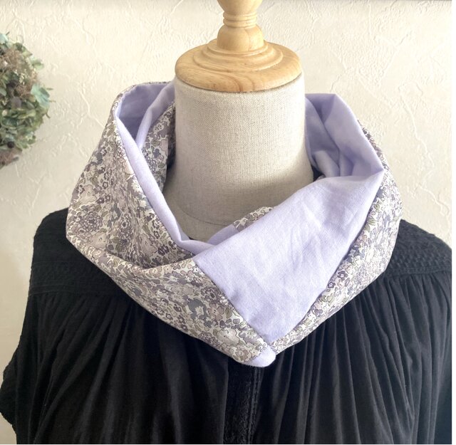 ふんわりスヌード/ダブルガーゼ＊リバティプリント・ミシェル | iichi