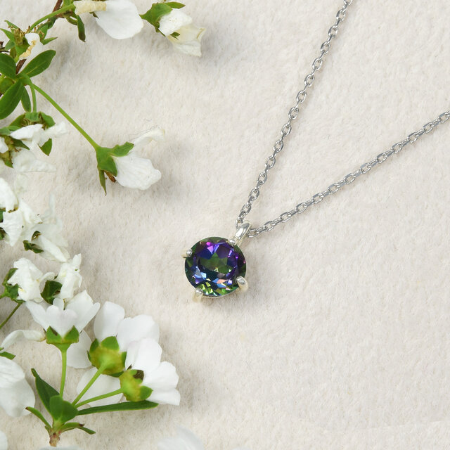 ミスティックトパーズ ペンダント ネックレス SV925 CJ007CIBSN