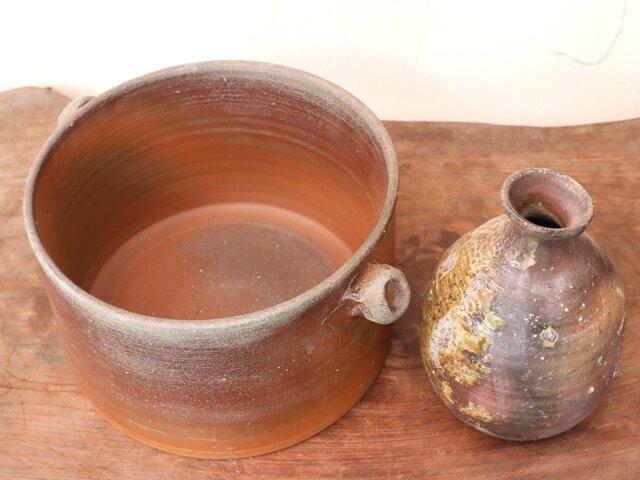 備前焼 徳利と徳利クーラーのセット t-149 | iichi 日々の暮らしを