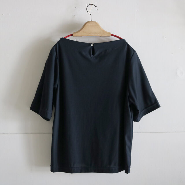 ボートネックTシャツ/ネイビー | iichi 日々の暮らしを心地よくする