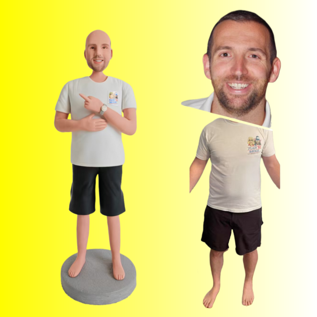 【オーダーメイド】 自分の人形を作る フィギュア 自分 男性、彼氏、夫、誕生日、記念日、手作りプレゼント