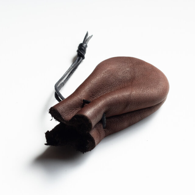 鹿革巾着　2221627