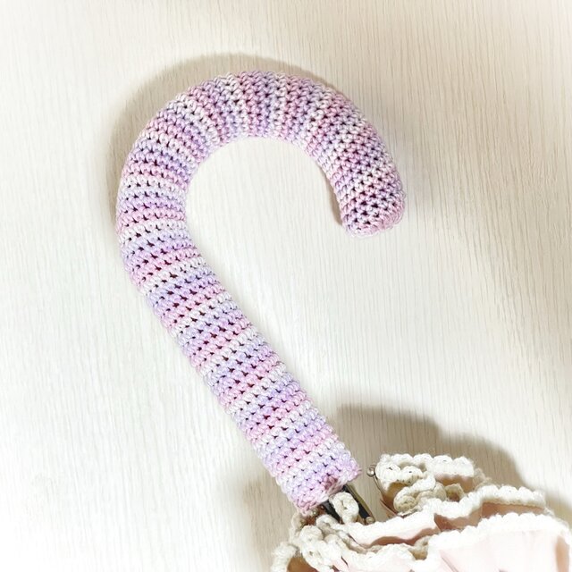 グラデーションの傘の柄カバー/ピンク