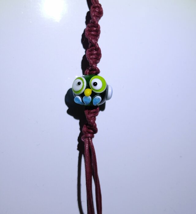 ふくろう　根付 3