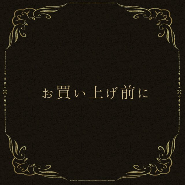 展示【お買い上げ前に】