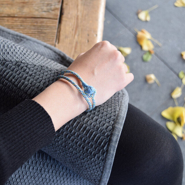 腕サイズ18cm】組紐 くみひも ブレスレット ギフト 正絹 二重巻