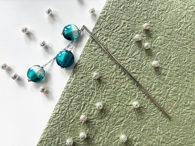 ホクシャ簪とネックレス 洋食器一本簪‐フォーク｜普段使いの簪・ヘアアクセサリーブランド