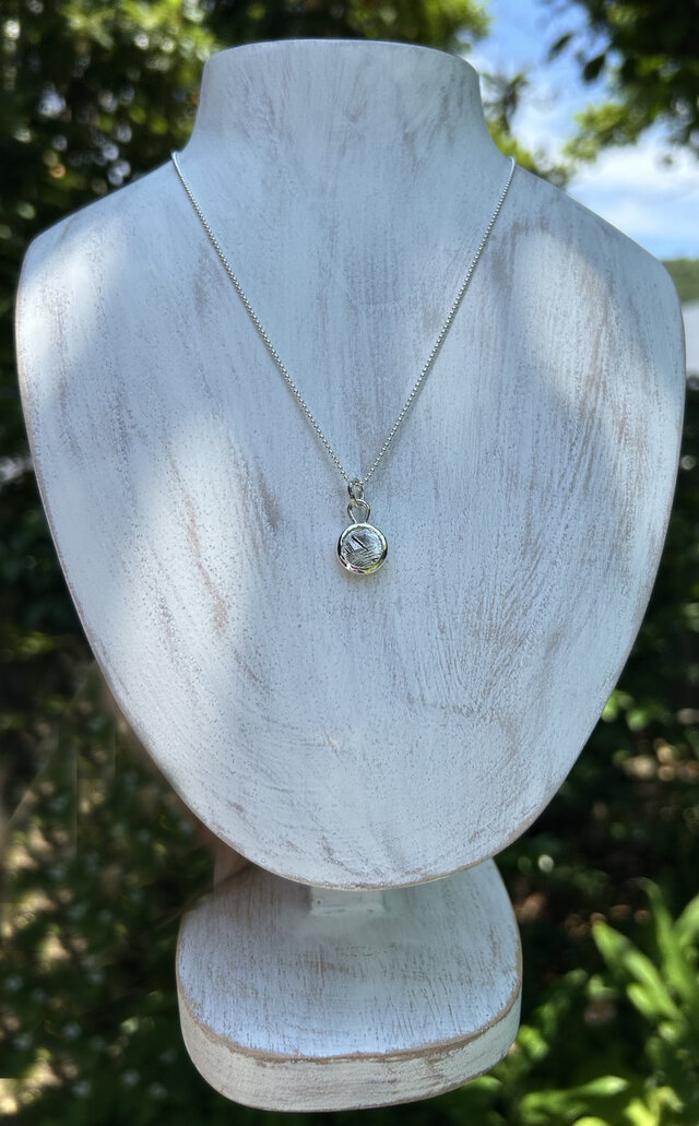 ムオニオナルスタ隕石（メテオライト）シルバーペンダント◇Silver