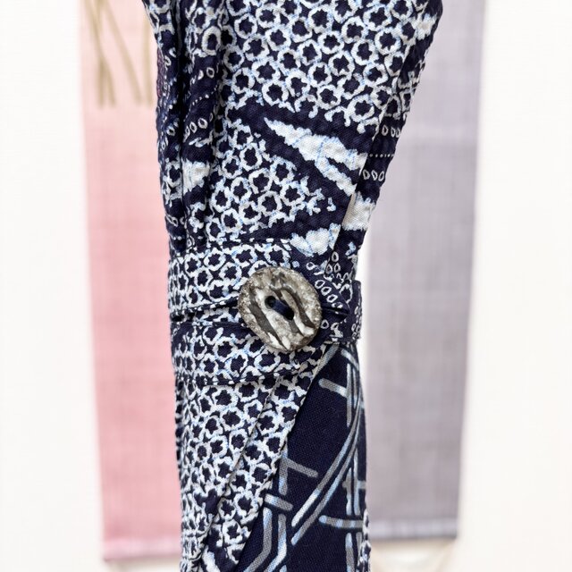 浴衣反物から作ったプリンセスラインワンピースと日傘 風待月 | iichi