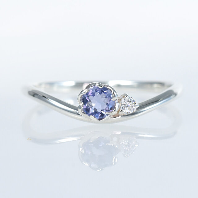 アイオライト リング SV925　CI074CIBSN