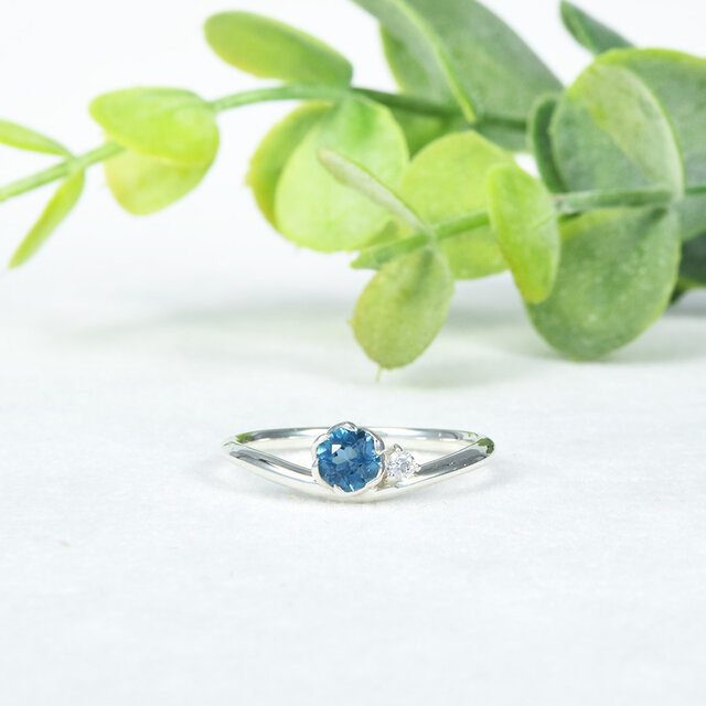 ロンドンブルートパーズ リング SV925 CI075CIBSN | iichi 日々の